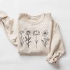 Birth Month Birth Flower Sweatshirt - Image 1