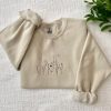 Wildflower Embroidered Crewneck Sweatshirt - Image 1